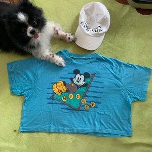 Vintage Disney Mickey Mouse Crop top